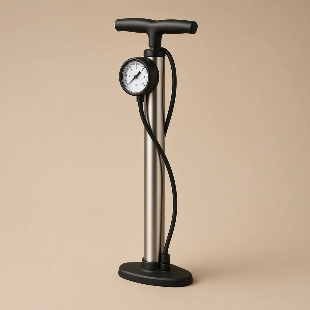 Standpumpe mit Manometer