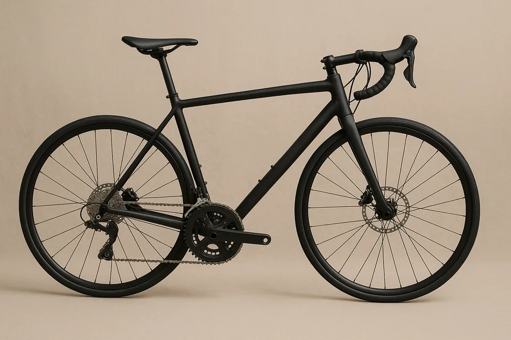 Rennrad aus Aluminium mit acht Gängen